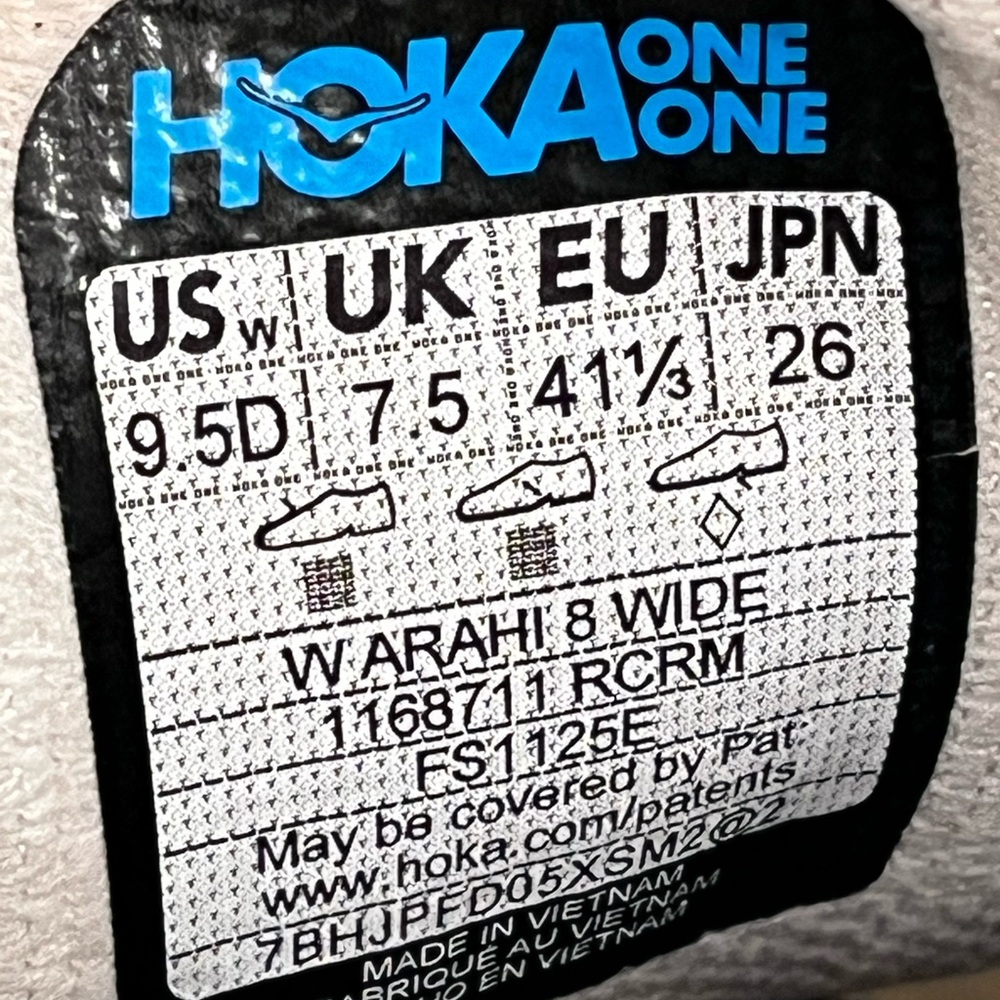 Hoka Arahi 8 WIDE Running Shoes Women’s Size 9.5D Color Rose Cream/Alabaster - Picture 8 of 10